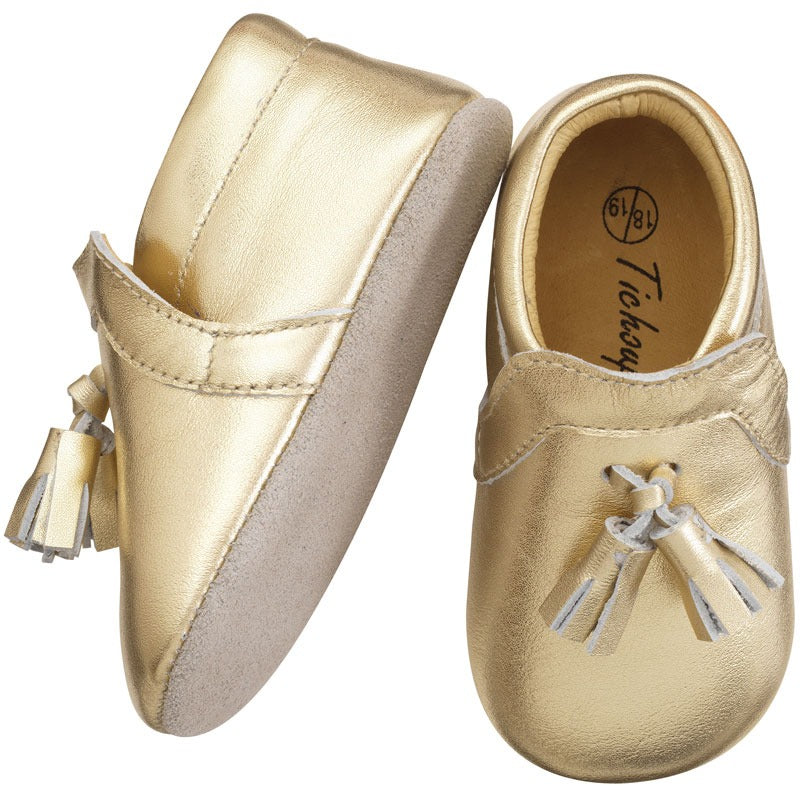 Chaussure bebe sales dore