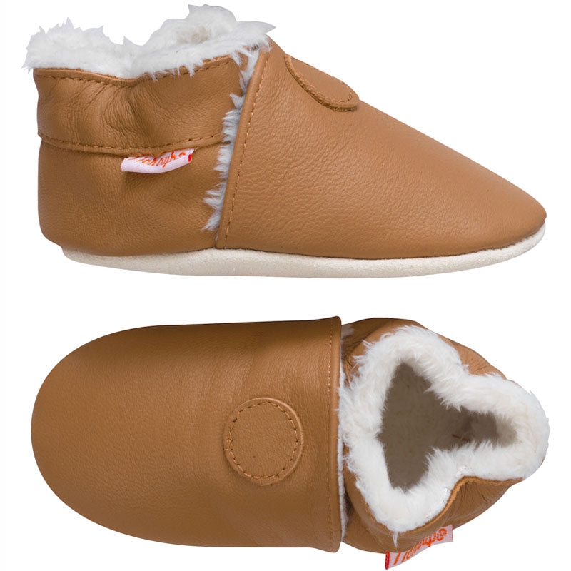 Chausson cuir fourree bebe garcon online