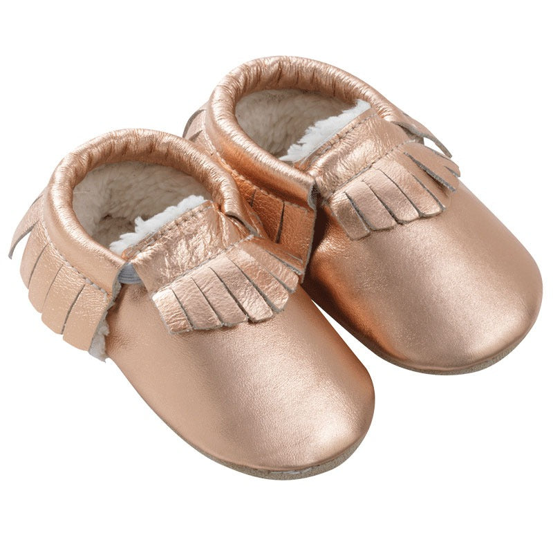 Chausson en cuir souple : PIROU - Bambinos Chaussures