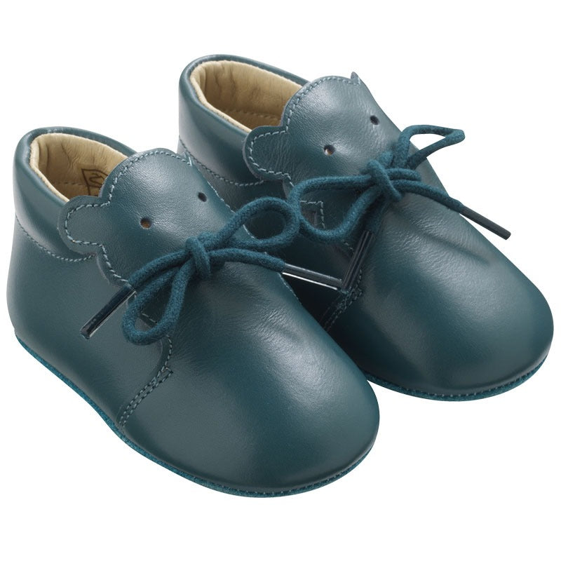 chaussures premiers pas bebe garcon motif ourson bleu bebe